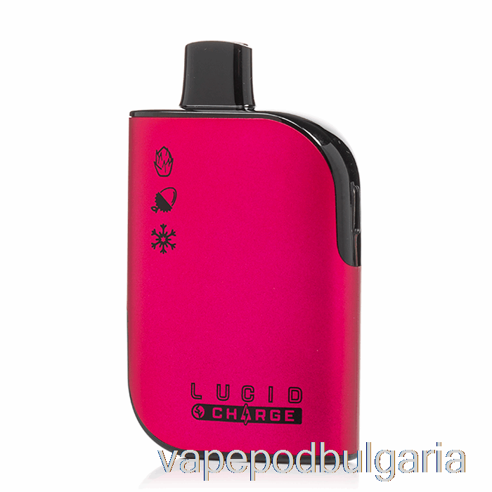 Vape Bulgaria Lucid Charge 7000 за еднократна употреба Dragonfruit Lychee Ice